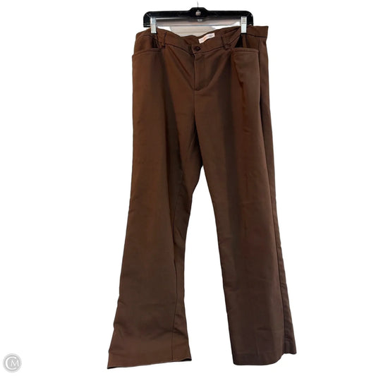 Pants Dress By Christopher And Banks In Brown, Size: 14