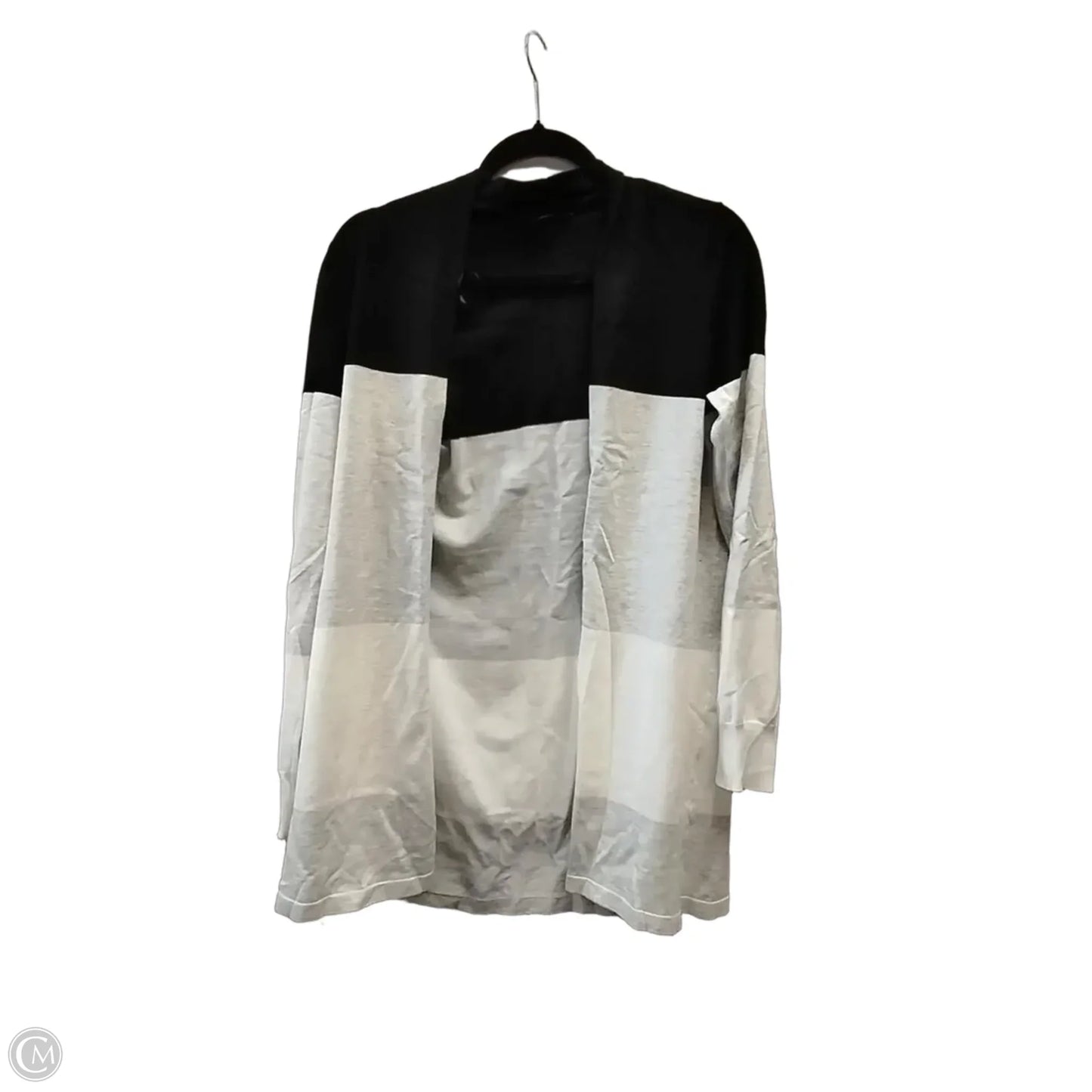 Cardigan By Cyrus In Black & Grey, Size: M