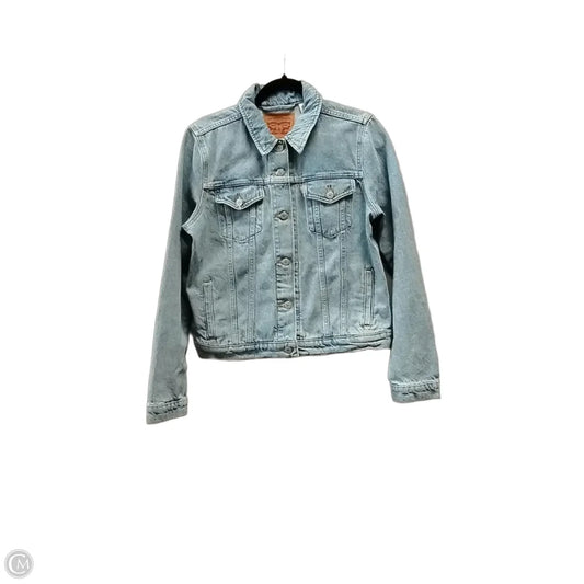 Jacket Denim By Levis In Blue Denim, Size: L