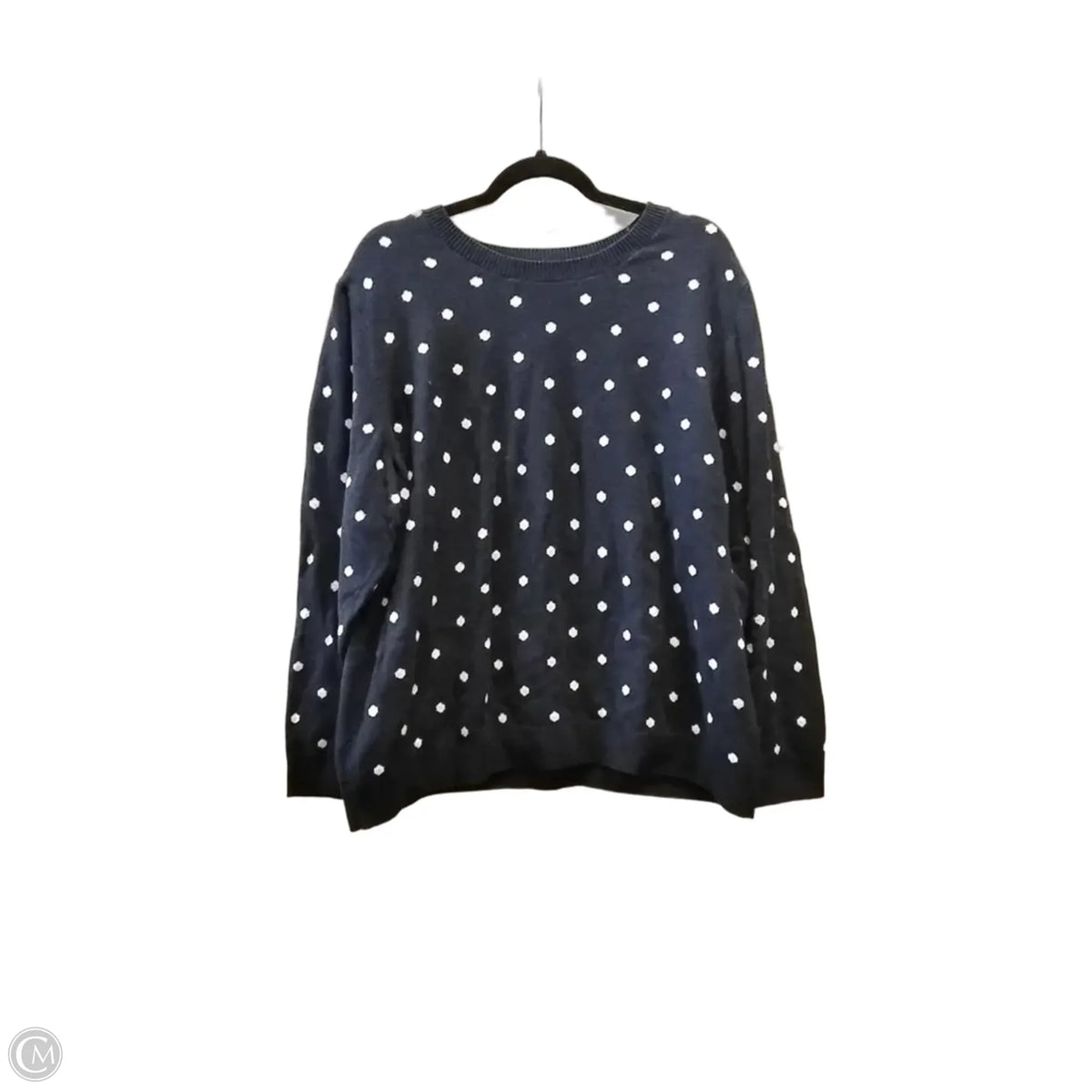 Sweater By Croft And Barrow In Polkadot Pattern, Size: Xxl