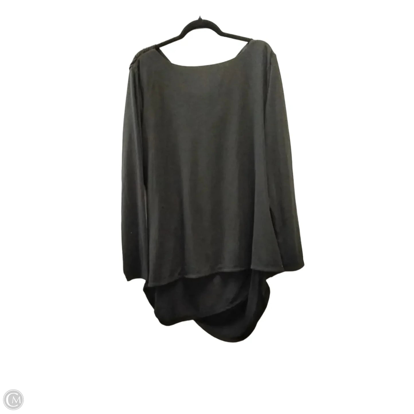 Top Long Sleeve By Cme In Black, Size: 3x