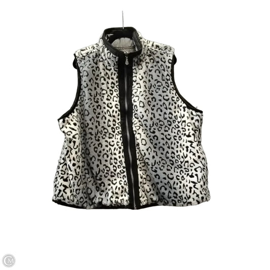 Vest Puffer & Quilted By Activology In Animal Print, Size: 2x
