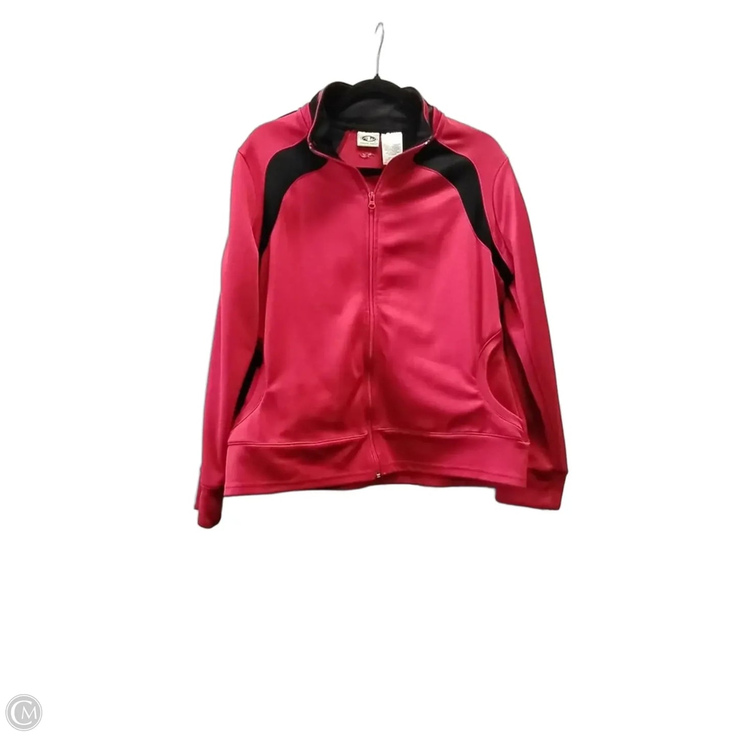 Athletic Jacket By Athletic Works In Black & Red, Size: Xl