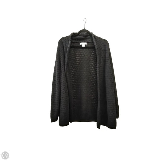 Cardigan By Cj Banks In Black, Size: 1x