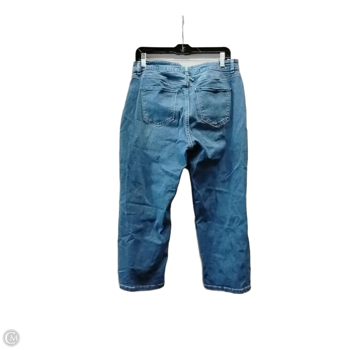 Jeans Straight By Croft And Barrow In Blue, Size: 10