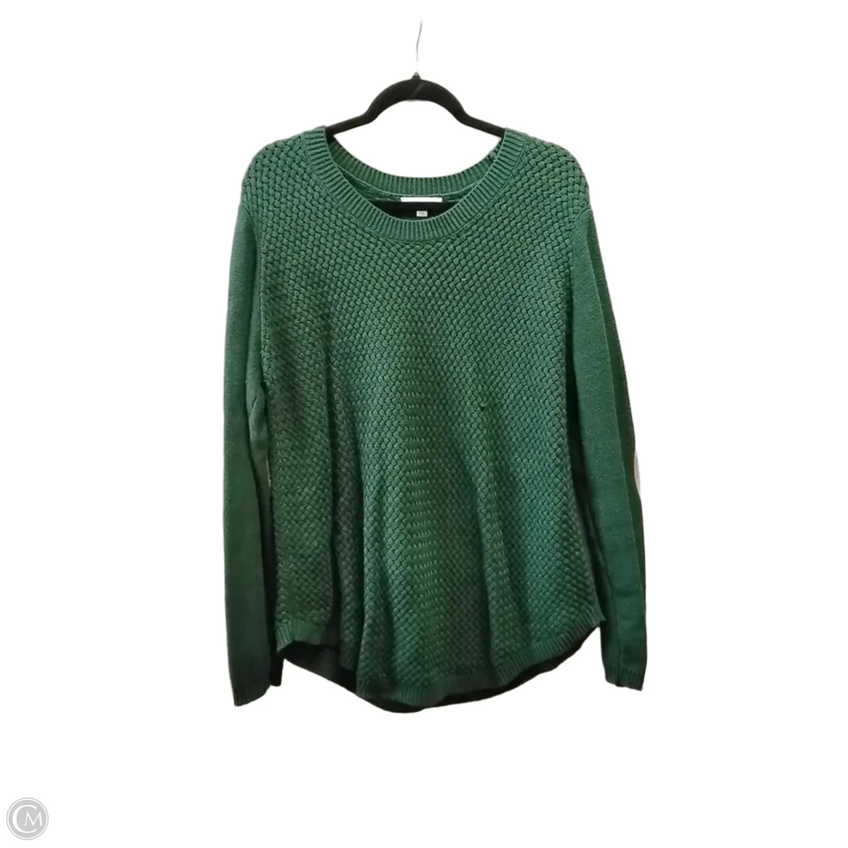 Sweater By Cme In Green & Tan, Size: Xl