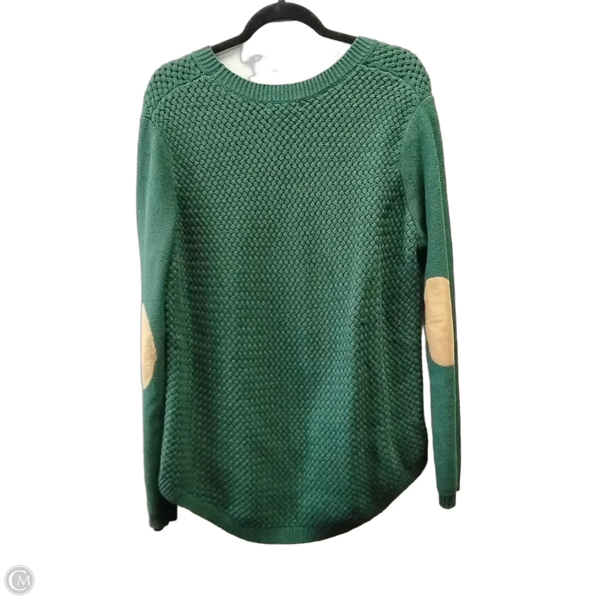Sweater By Cme In Green & Tan, Size: Xl