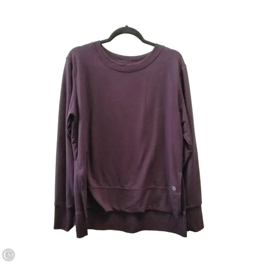 Sweater By Mpg In Purple, Size: L