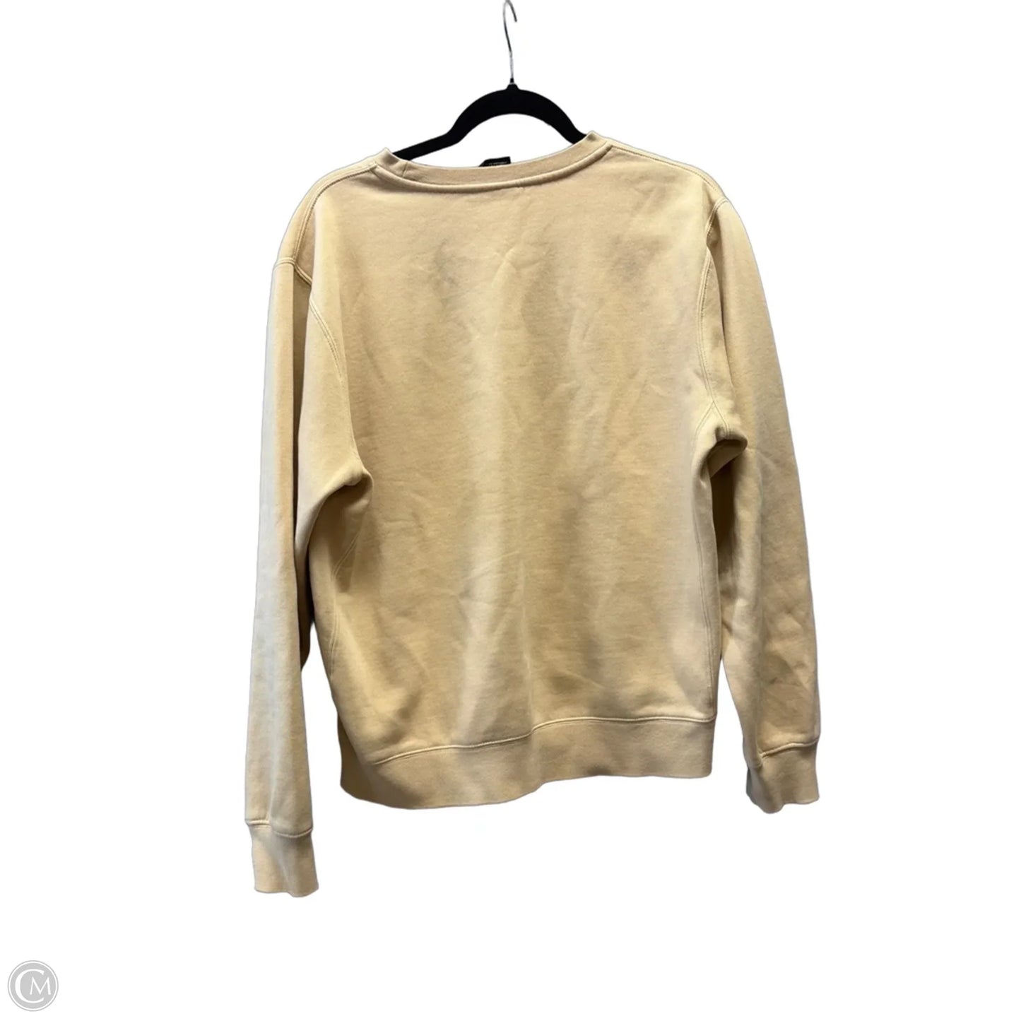 Sweatshirt Crewneck By Nike In Yellow, Size: S