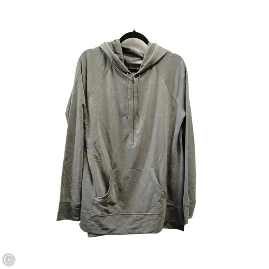 Sweatshirt Hoodie By St Johns Bay In Grey, Size: L
