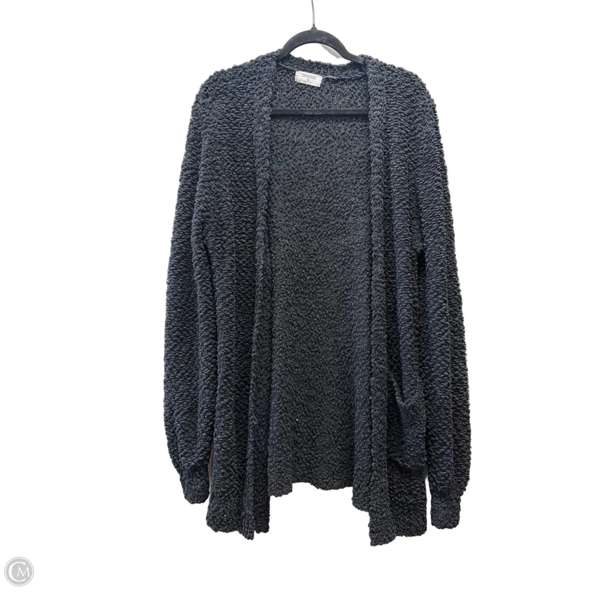 Cardigan By Zenana In Black, Size: M