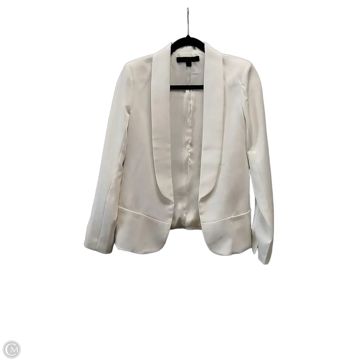 Blazer By Clothes Mentor In White, Size: S