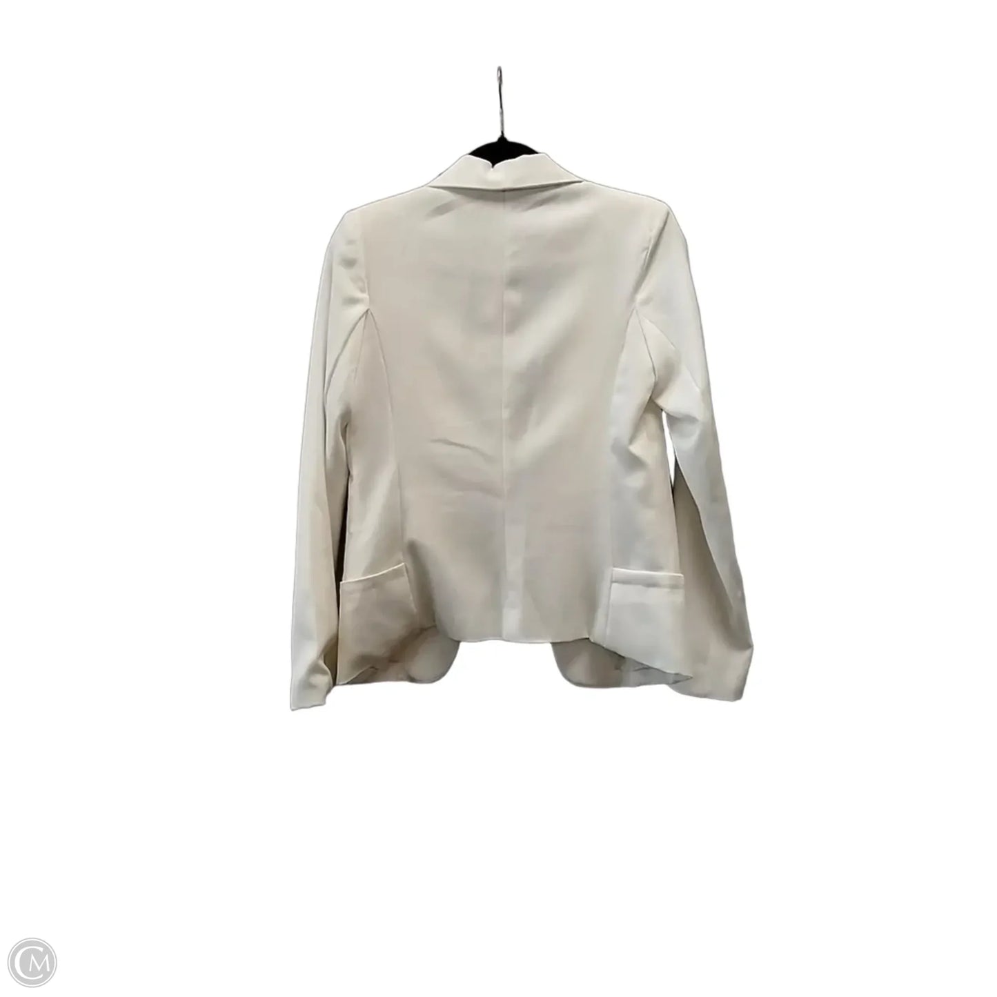Blazer By Clothes Mentor In White, Size: S