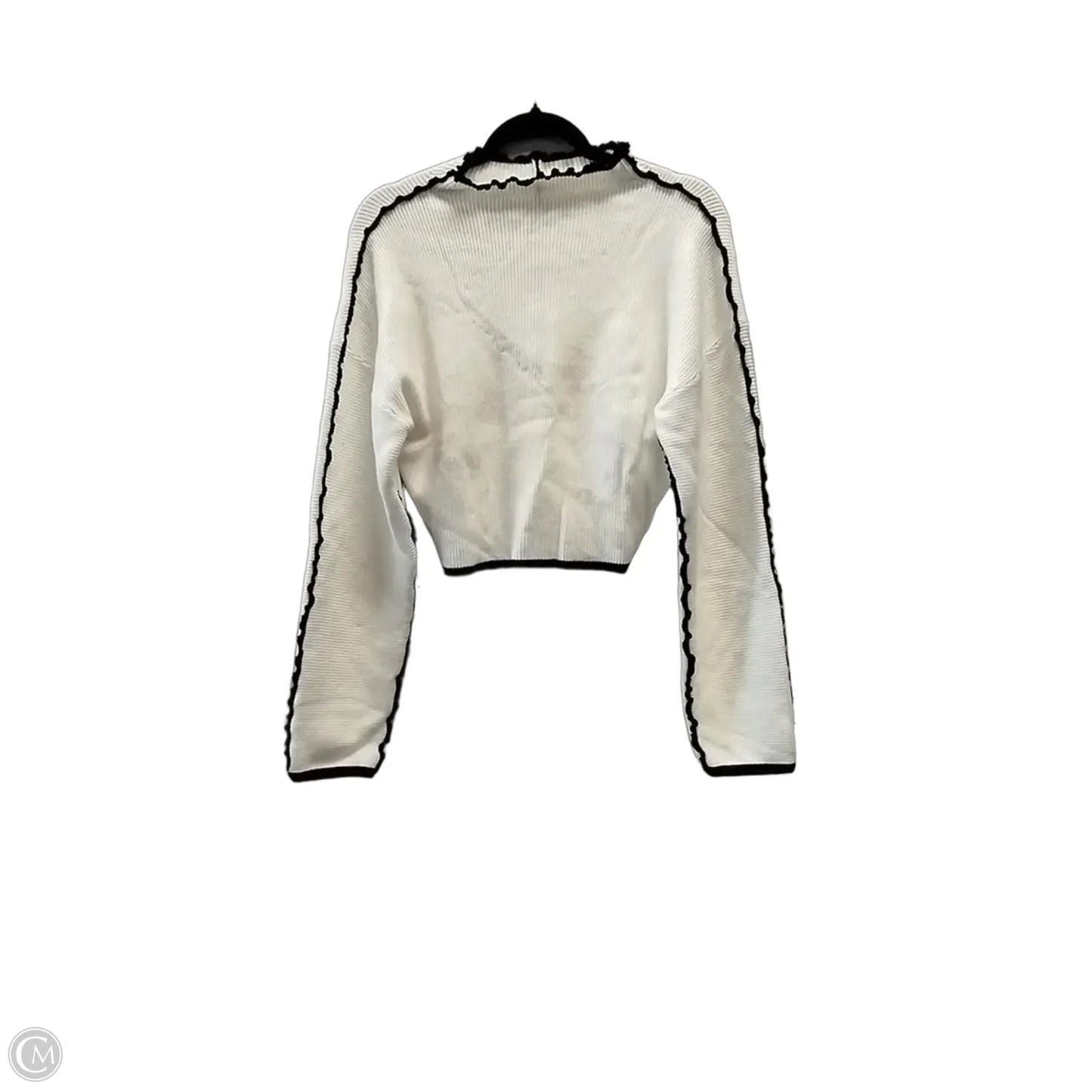 Sweater By Cme In Black & White, Size: M