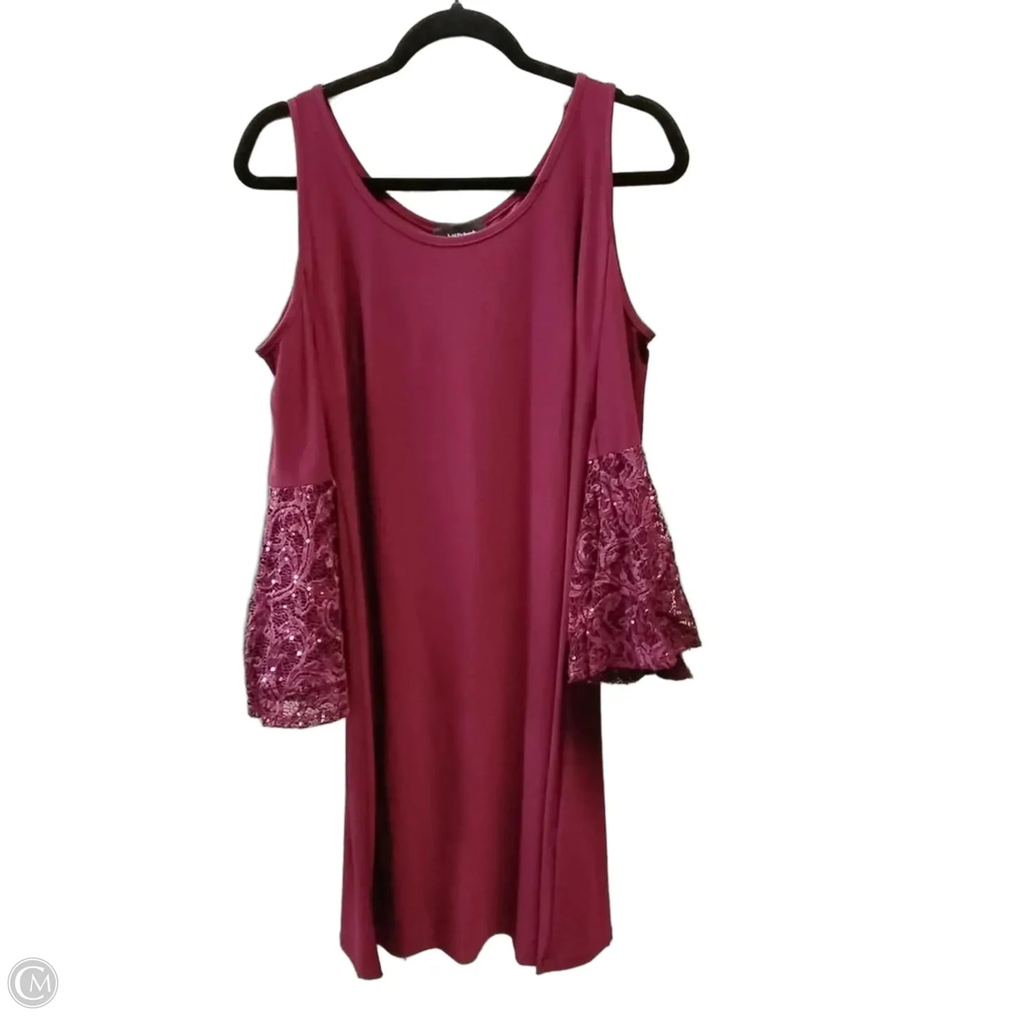 Dress Casual Midi By R And M Richards In Red, Size: 12