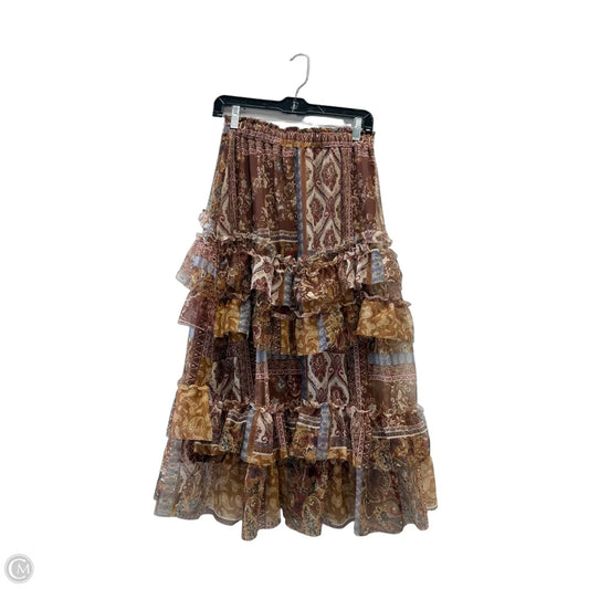 Skirt Maxi By Cato In Multi-colored, Size: Xs