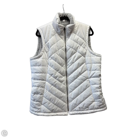 Vest Puffer & Quilted By Free Country In Grey & White, Size: Xl