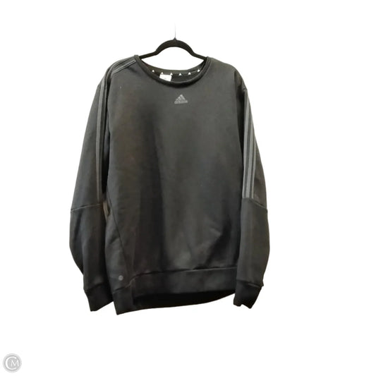 Sweatshirt Crewneck By Adidas In Black, Size: Xl