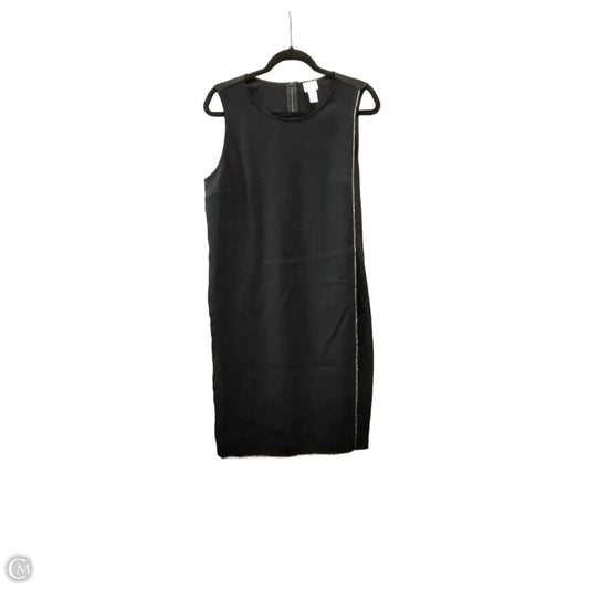 Dress Casual Midi By Chicos In Black, Size: M