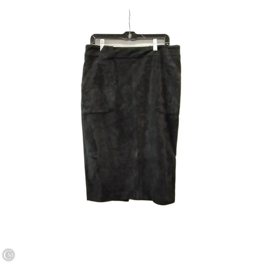 Skirt Midi By Ivanka Trump In Black, Size: 12
