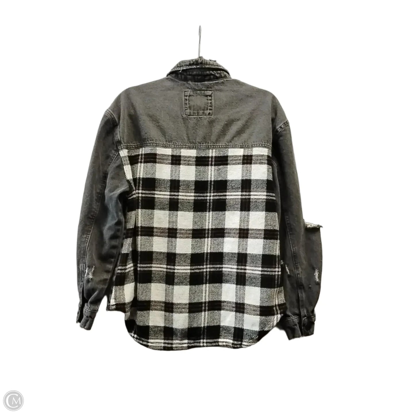 Jacket Denim By Cme In Black, Size: M