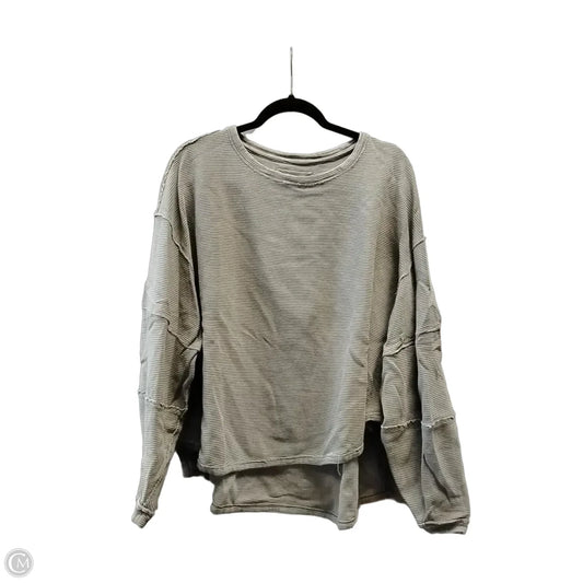 Sweatshirt Crewneck By We The Free In Grey, Size: S