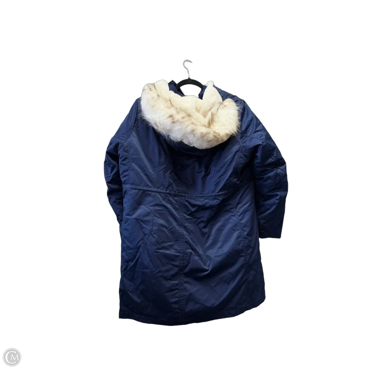 Coat Parka By Torrid In Blue & White, Size: 1x