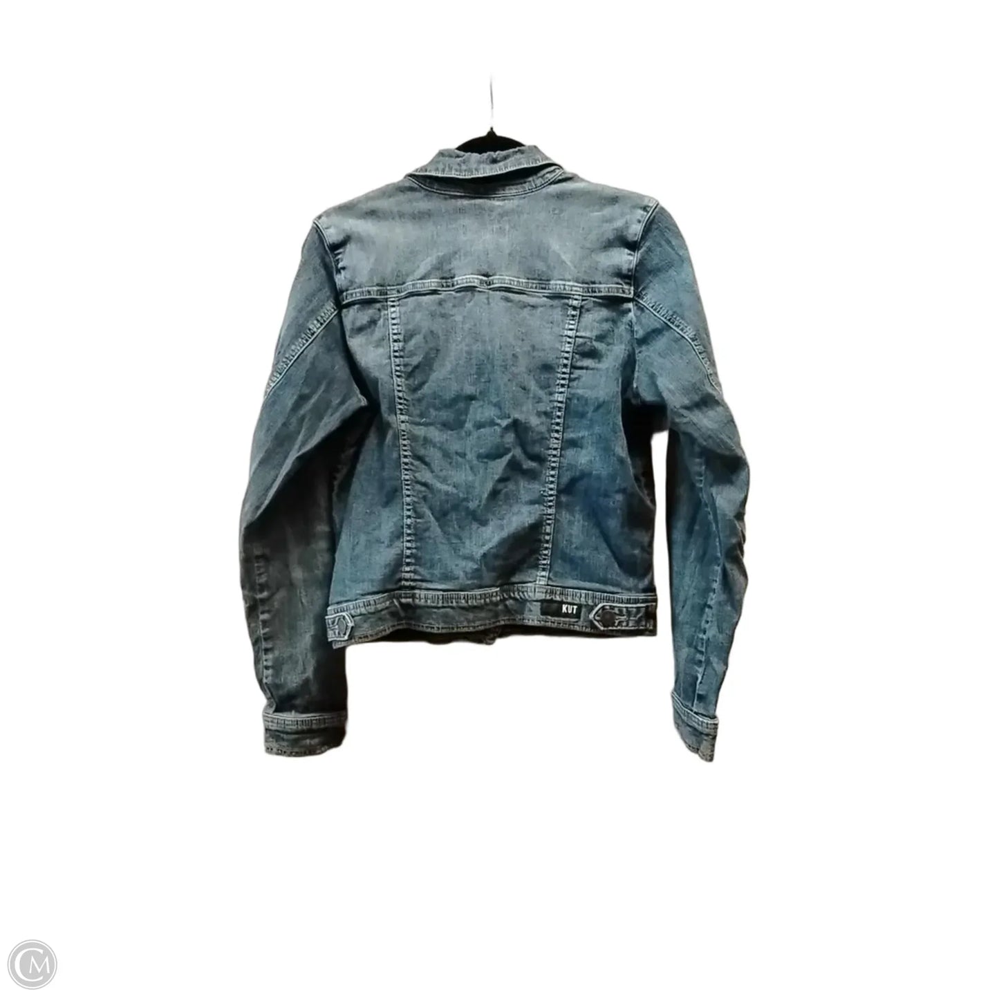 Jacket Denim By Kut In Blue Denim, Size: L