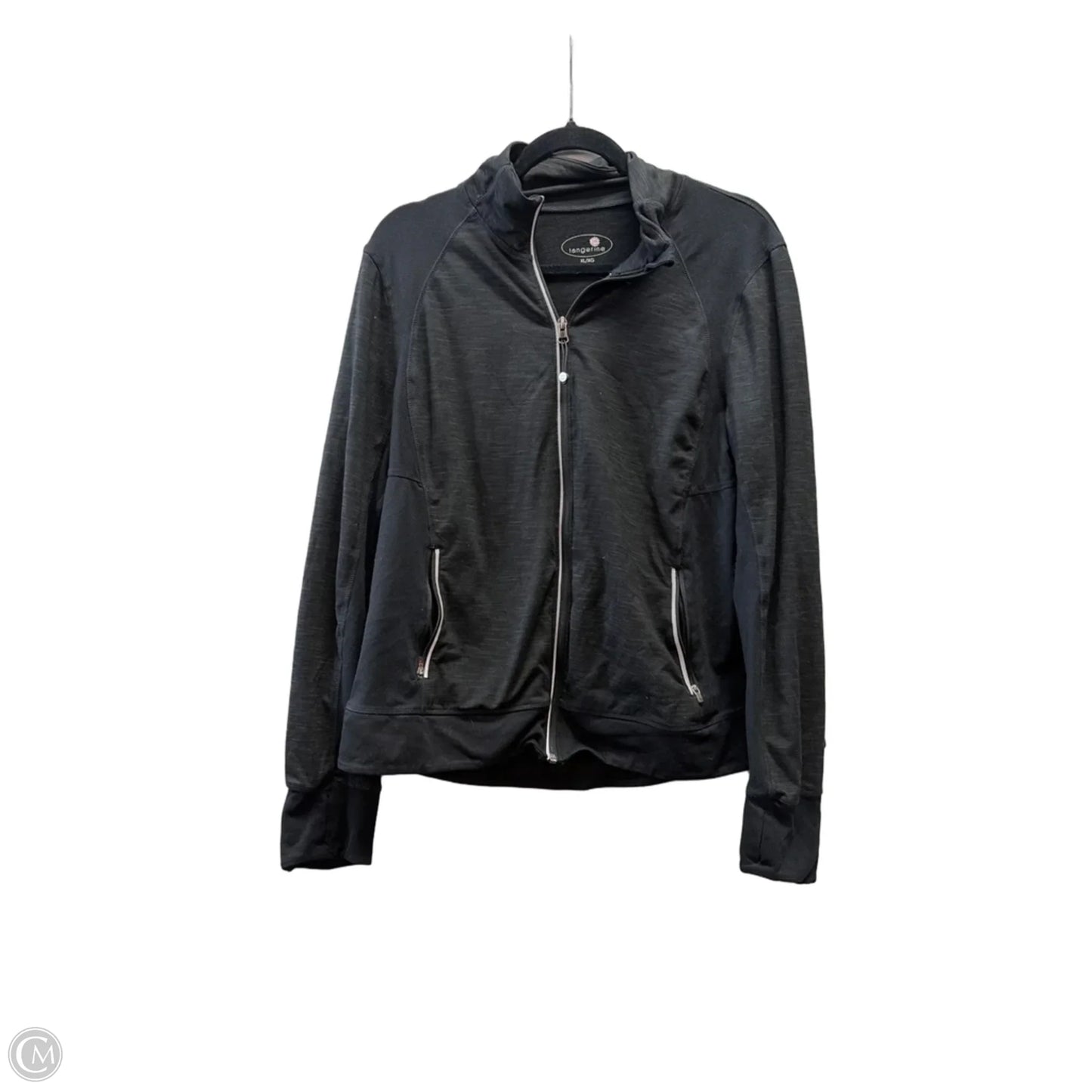 Athletic Jacket By Tangerine In Grey, Size: Xl