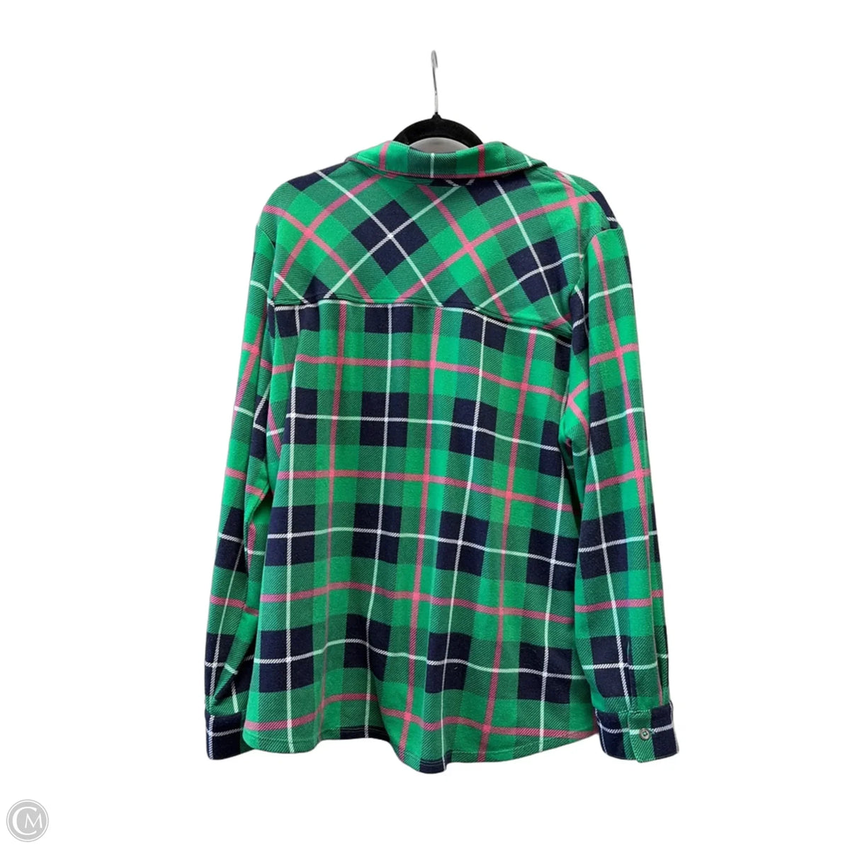 Jacket Shirt By D&co. In Green, Size: L