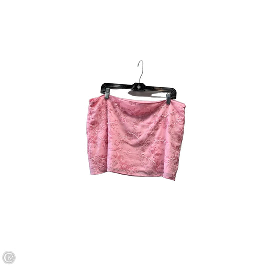 Skirt Mini & Short By Altard State In Pink, Size: 2x