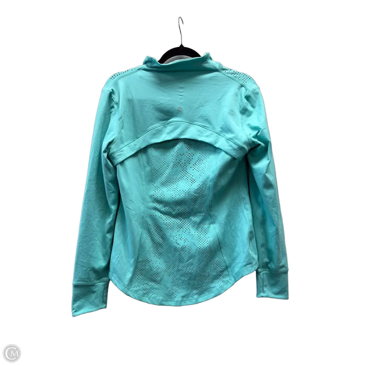 Athletic Jacket By Tangerine In Teal, Size: M