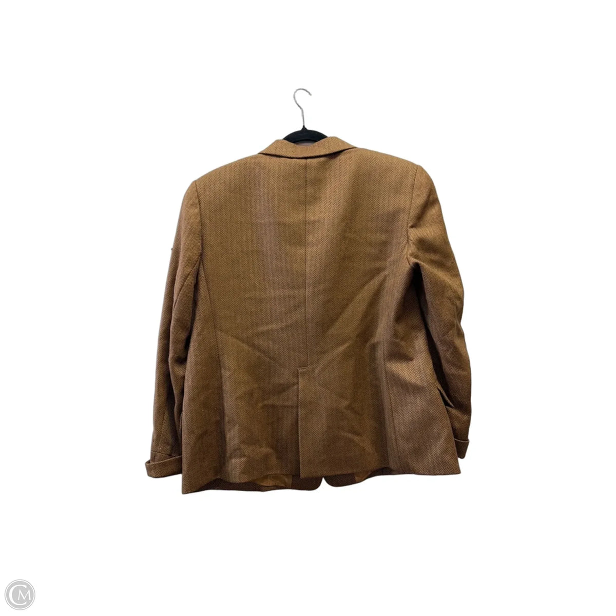 Blazer By Clothes Mentor In Brown, Size: 14