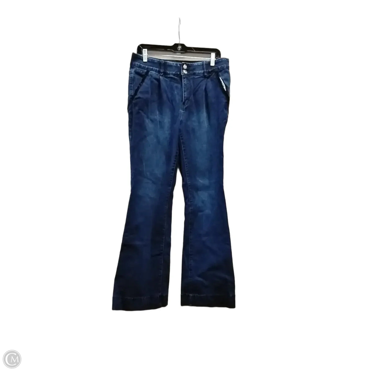 Jeans Flared By Clothes Mentor In Blue Denim, Size: 12