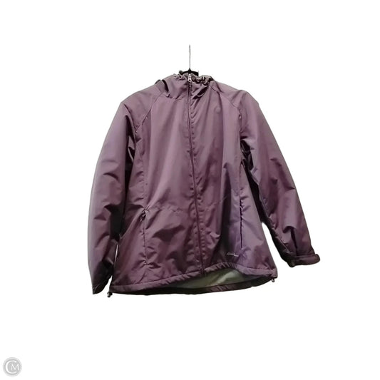 Jacket Windbreaker By Eddie Bauer In Purple, Size: Xl