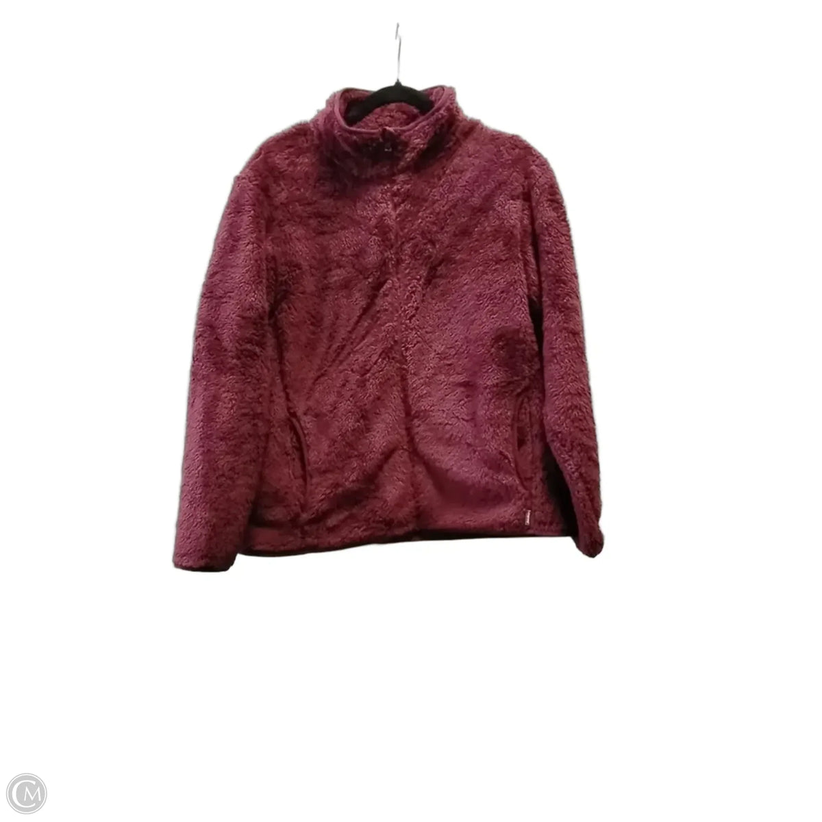 Jacket Fleece By Eddie Bauer In Red, Size: L