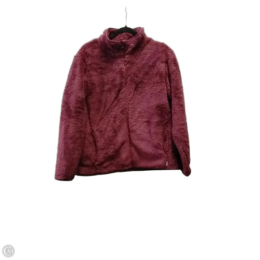 Jacket Fleece By Eddie Bauer In Red, Size: L