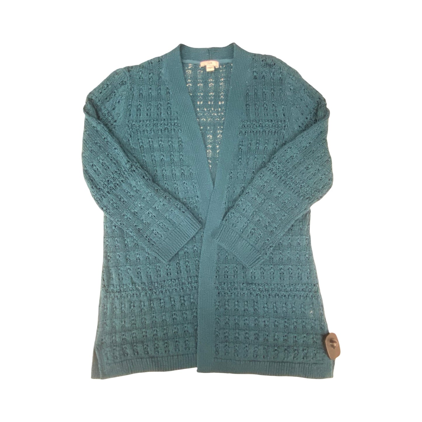 Sweater Cardigan By J. Jill In Teal, Size:S
