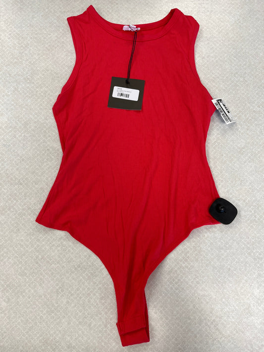 Bodysuit By Le Lis In Red, Size:M