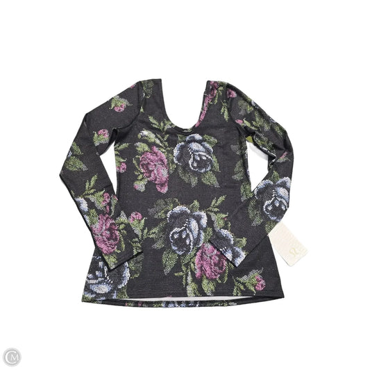 Top Long Sleeve By Lululemon In Floral Print, Size: 8