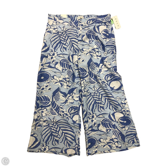 Pants Linen By Cme In Blue, Size: M
