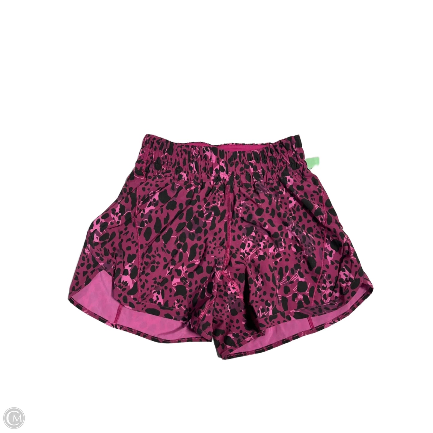 Athletic Shorts By Lululemon In Animal Print, Size: 4