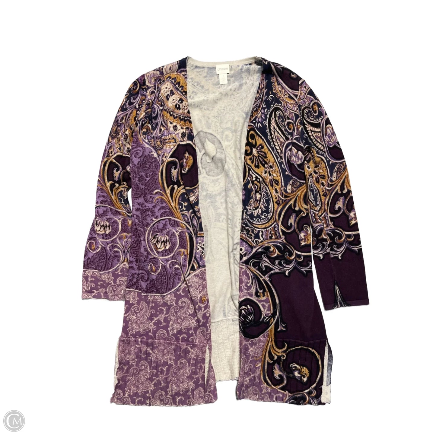 Cardigan By Chicos In Purple, Size: M