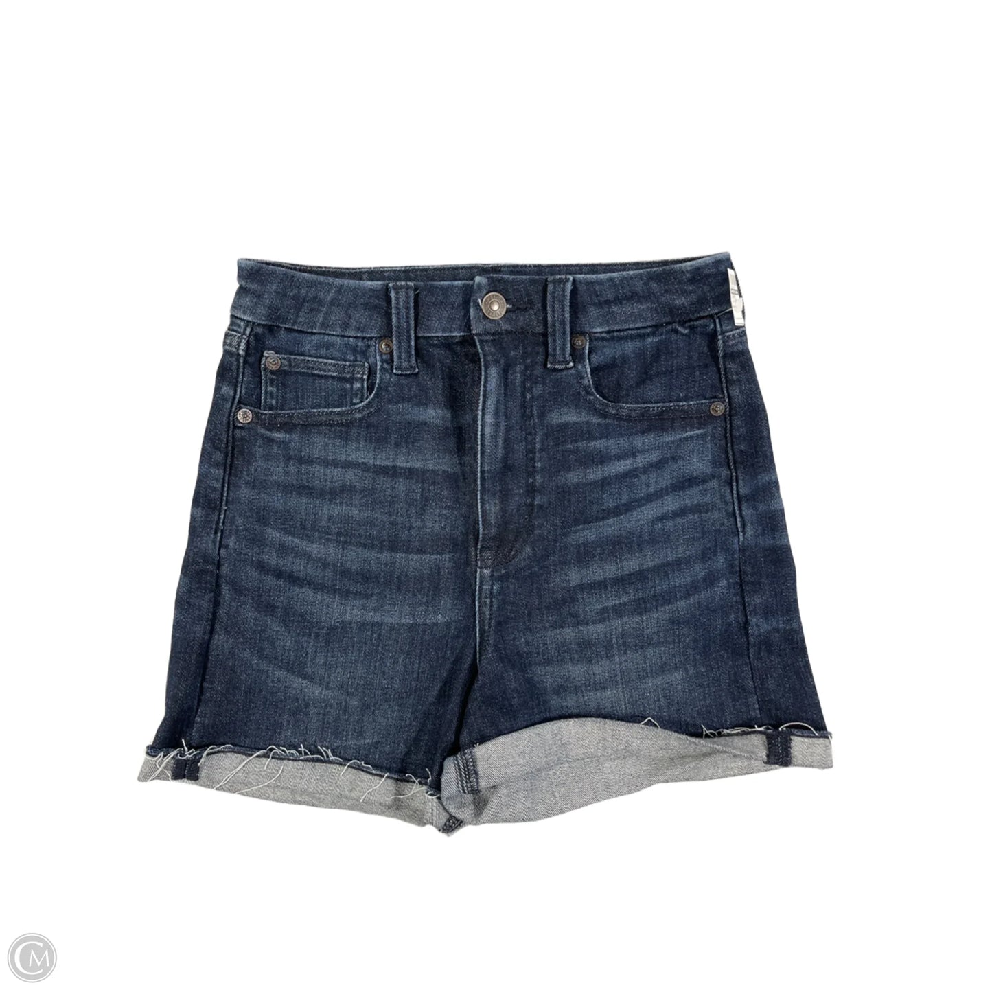 Shorts By American Eagle In Blue Denim, Size: 4