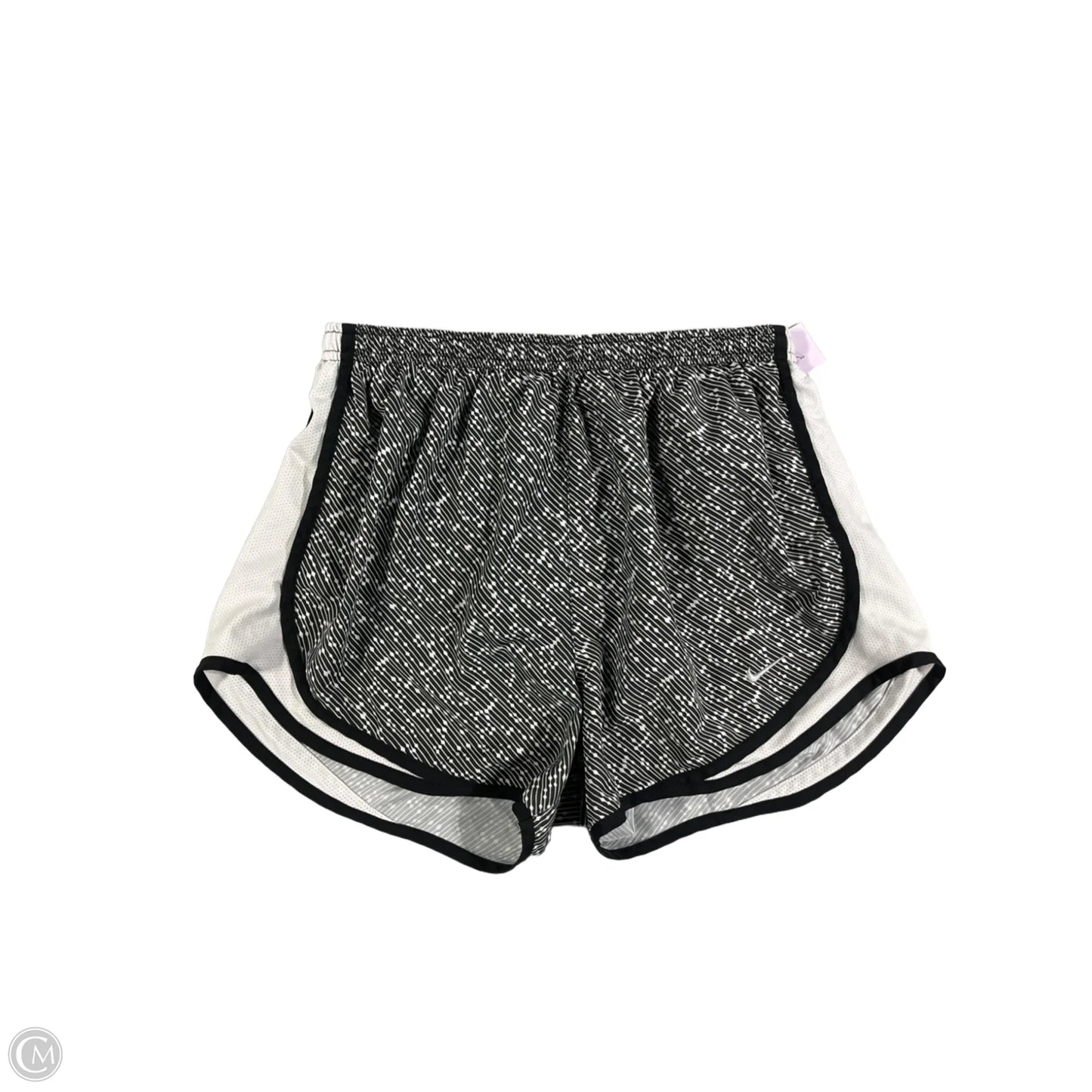 Athletic Shorts By Nike In Black & White, Size: M