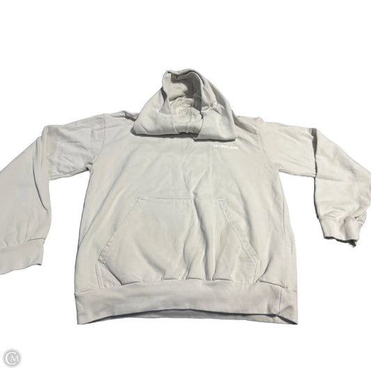 Sweatshirt Hoodie By Cmb In Grey, Size: M
