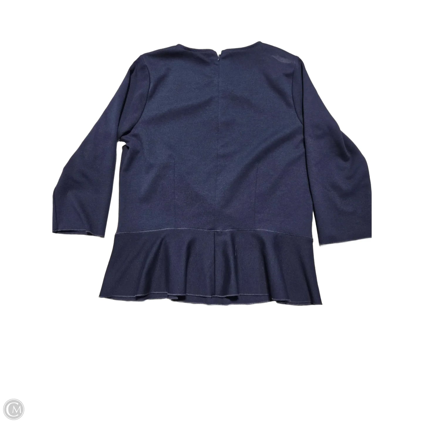 Top 3/4 Sleeve By Ann Taylor In Navy, Size: Lp