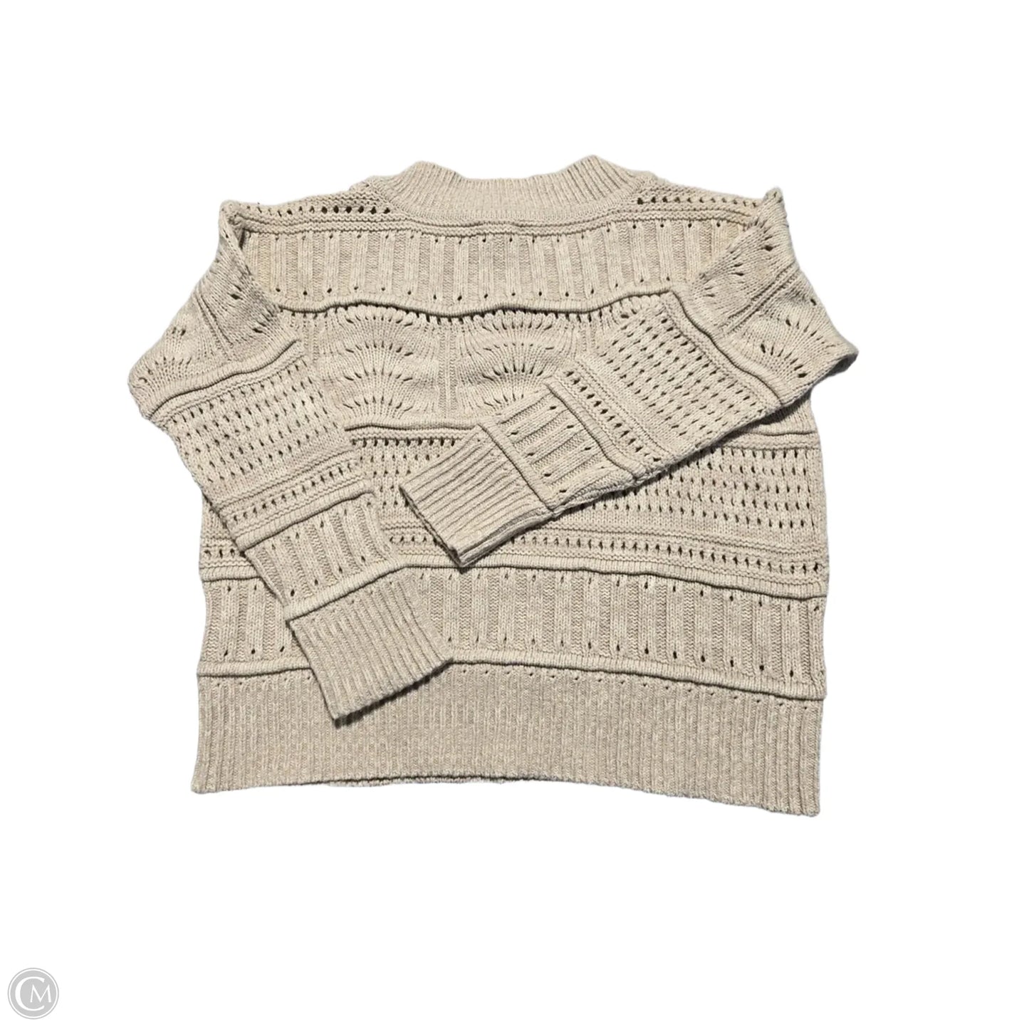 Sweater By Club Monaco In Cream, Size: L