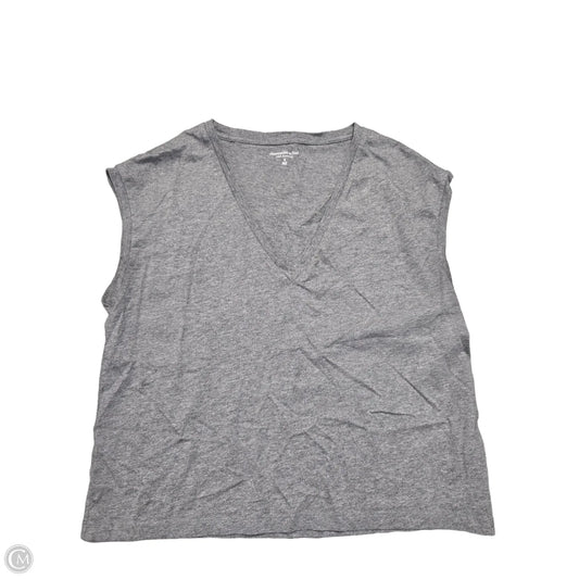 Top Sleeveless By Abercrombie And Fitch In Grey, Size: S