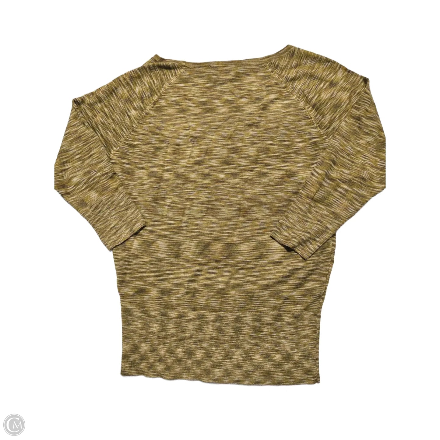 Top 3/4 Sleeve By Loft In Green, Size: S